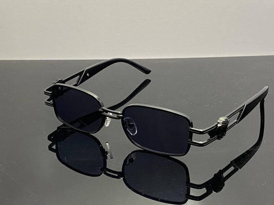 Versace Medusa Rectangular Sunglasses – Black Edition