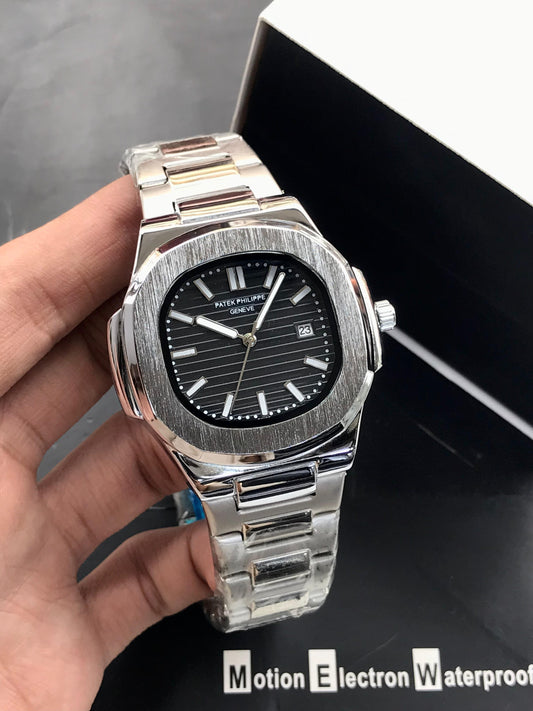 Patek Philippe Nautilus – Black Luxury Steel Edition